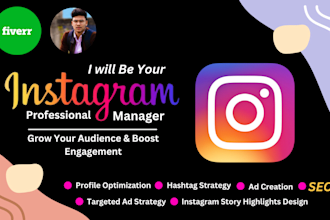 be your excellent instagram manager