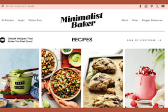 create food recipe website for hot spices food pepper sauce pastry shopify store