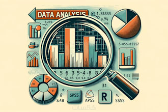 use spss, stata rstudio to help with your data