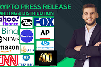 do press release crypto press release distribute crypto PR to top crypto sites