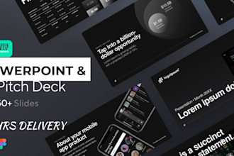 design premium powerpoint presentation and investor pitch deck for fundraising
