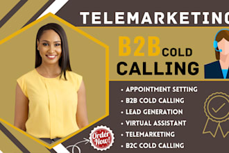 do b2b telemarketing, cold calling, virtual assistant, appointment setting