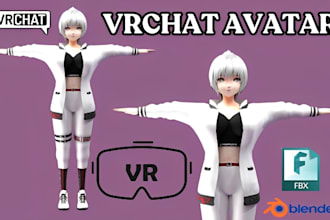do custom 3d vrchat models and vrc avatar assets furry avatar vtuber for vrchatr