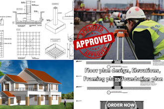 design floor plan foundation plan framing plan for permit