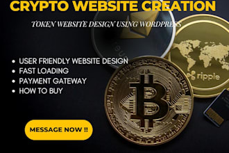 token website creation expert,meme coin website design ,crypto landing page
