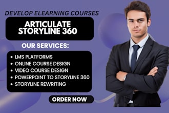 do online course, scorm compliant elearning video course in articulate 360