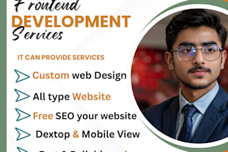 create the  all type website  design for you