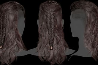 do 3d realistic animal character hair xgen animation in maya blender fusion