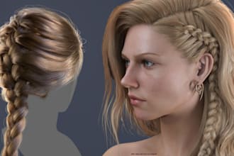 do 3d realistic animal character hair xgen animation in maya blender fusion