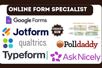 setup jotform typeform formstack qualtrics asknicely polldaddy  embeddable forms