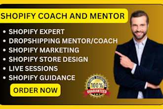 be your dropshipping coach shopify specialist ecommerce mentor