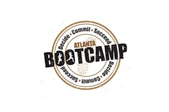 design unique atlanta boot camp company logo