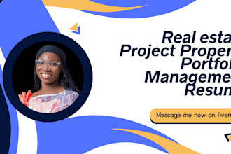 real estate  project property portfolio management resume