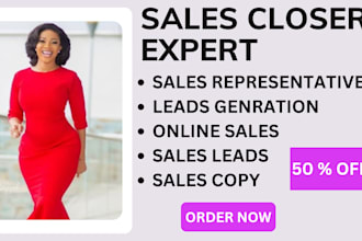 be your sales closer expert project management appointment setter and sales lead