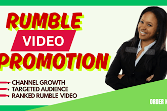 do rumble video promotion rumble channel video promotion