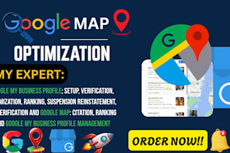 create google business profile verification, optimization and ranking local seo