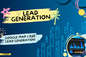do b2b lead generation by linkedin sales and google map for your business