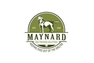 design clean shelter animals vibrant logo