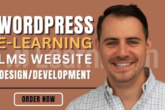create wordpress lms website or elearning website with learndash, buddyboss