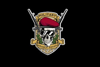 create professional and specially military logo  design