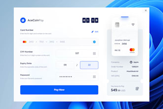 develop custom payment processor, payment app, payment gateway website