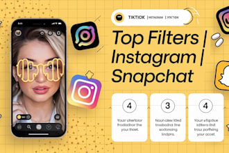 create tiktok filter, effect for your brand and you