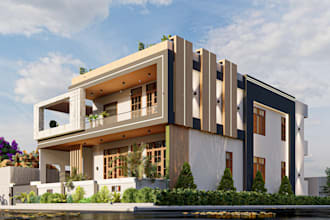 do architectural rendering for exteriors of buildings