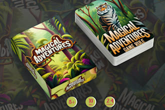 card game design board game design trading card game kids playing card box game