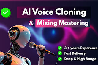 clone your ai voice model for cover songs or speech