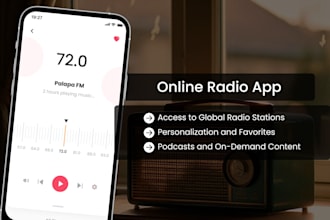develop a custom online radio app for streaming and discovery like tuneln radio