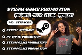 game promotion, steam game wishlist, steam game promotion, steam game marketing