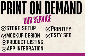 do print on demand shopify website printify shopify redesign printful