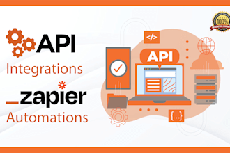 do zapier zap automation, web, rest, json, XML API development and integration