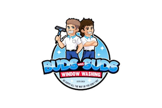 design top quality window washing business logo