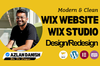 design wix website, wix ecommerce, wix animation, 3d interactive wix, wix studio