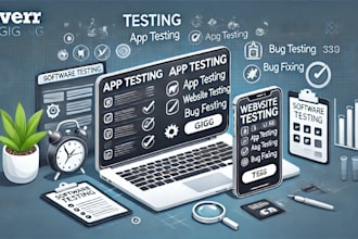 perform manual and automation testing for  website or app