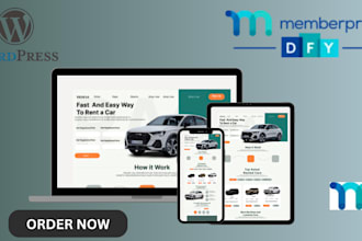 design a memberpress wordpress website lms dashboard membership website expert