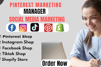 create pinterest shop, instagram, facebook integrate with shopify store