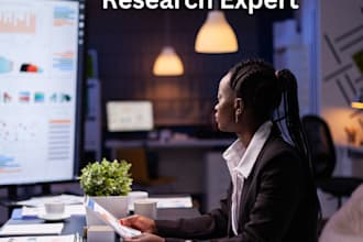 do your research and project