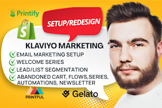 setup klaviyo shopify marketing email newsletter list lead segmentation campaign