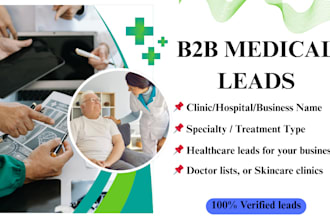 generate healthcare leads, medical leads, doctor lists