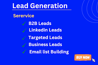 do b2b lead generation email collection by using linkedin