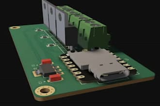 do pcb design, pcb board, pcb layout, using kicad, altium, proteus, and esp32