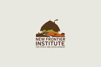 do research consulting data knowledge management public policy logo design