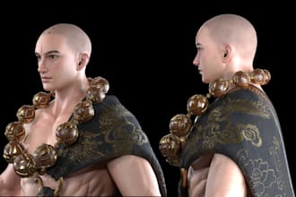 sculpt 3d action figure character, superhero model, rig3d,stl file for 3d prints