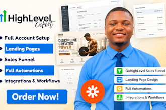 gohighlevel automation, gohighlevel sales funnel, go highlevel landing page