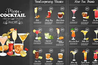 design bar menu digital menu board digital bar menu digital bar menu board