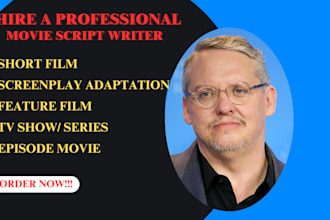 be your screenwriter, screenplay writer for film, TV pilot, or short film