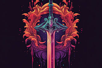 make a professional fantasy logo