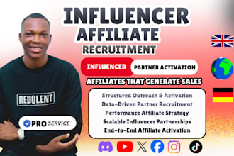recruit influencer affiliates, affiliate promoters, MLM leads, affiliate signup